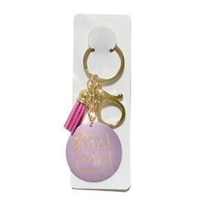 3/$25 Mama Purple and Gold Keychain Accessory